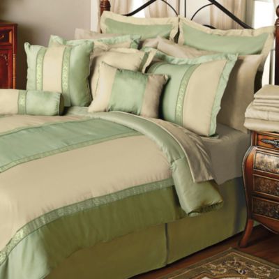 Simsbury Sage 30pc Comforter Super Set