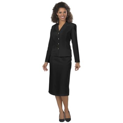 Westside Misses' Ruffle Back Suit