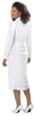 Westside Misses' Ruffle Back Suit