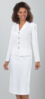 Westside Misses' Ruffle Back Suit