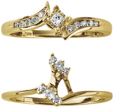 10K Gold 1/4 CT. T.W. Diamond Bridal Set