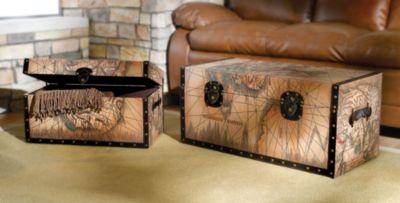 Save 40% 2 Pc. Map Design Trunk Set