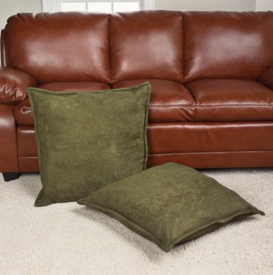 Faux Suede 26" Floor PillowSet