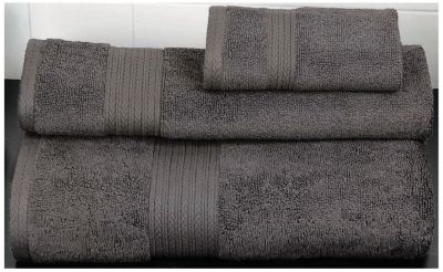 Dynasty Solid Egyptian Cotton 3-Pc. Towel Set