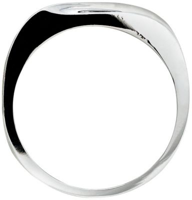 Men's 10K White Gold 1/10 ct tw Black Diamond Ring