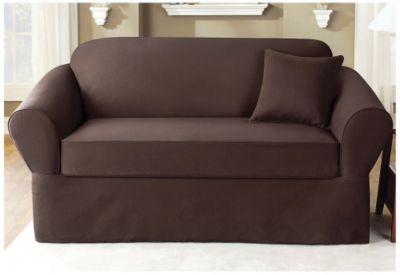 Twill Supreme 2-pc Slipcovers & Accent Pillow