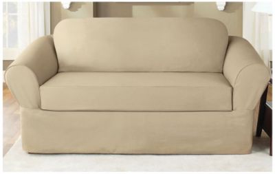 Twill Supreme Sofa Slpcvr 2-pc