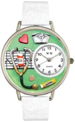 Whimsical Silvertone Nurses Watch