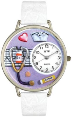 Whimsical Silvertone Nurses Watch
