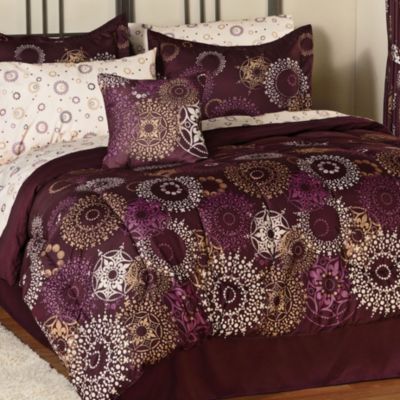 Starlite Plum 8pc Comforter Set