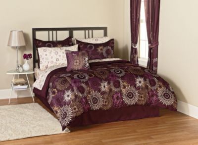 MyHome Starlite Plum 8pc Comforter Set