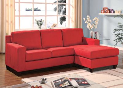 Microfiber Sectional w/Chaise