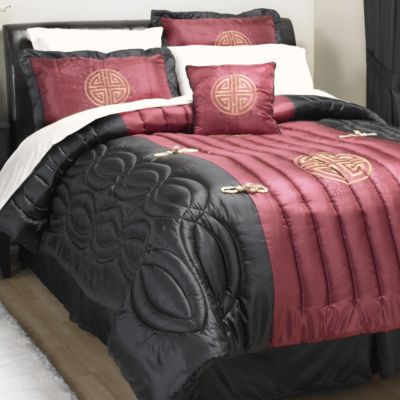 Shanghai Pieced Embellished Bed Set & Accessories