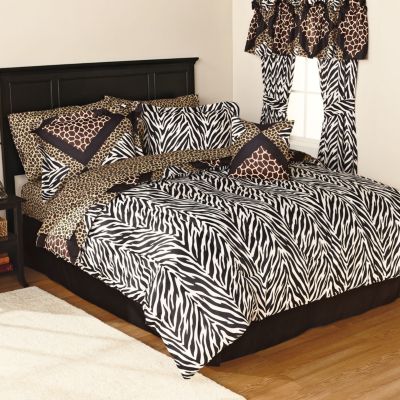 McLeland Design Congo Reversible Leopard Bed Set