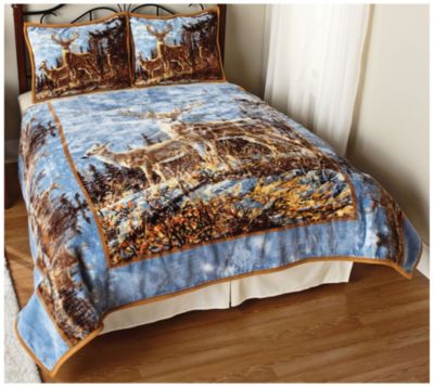 SAVE 45% Hautman Autumn Whitetails Coverlet Set