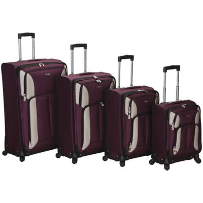 Quad 4pc Spinner Luggage Set