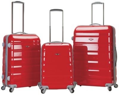 Atlantis 3pc Poly Carbonate-ABS Luggage Set