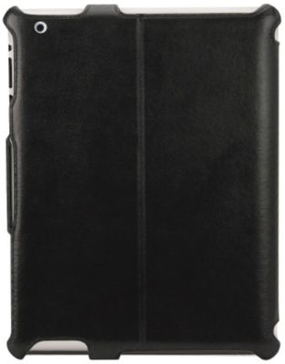 Scosche iPad 2 Black Leather Textured Folio Case