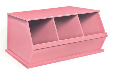 Cubo de almacenamiento con tres secciones