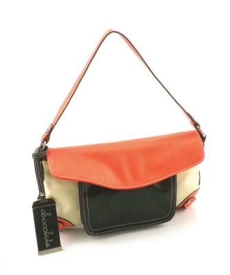 Chocolate New York Color Block Shoulder Bag