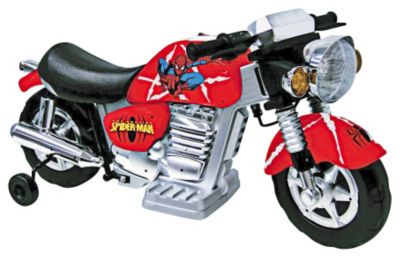 Marvel Spiderman 6 Volt Super Motor Bike