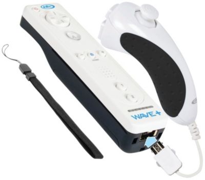 Wii Black & White Wave Plus /Controller Bundle