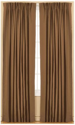 St. Croix Colors Pinch Pleat Insulated Draperies