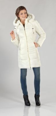Excelled Misses' Hooded Quilted Jacket