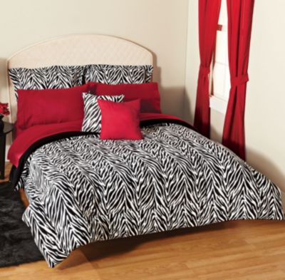 Out of Africa Fleece Chocolate Mini Comforter Set