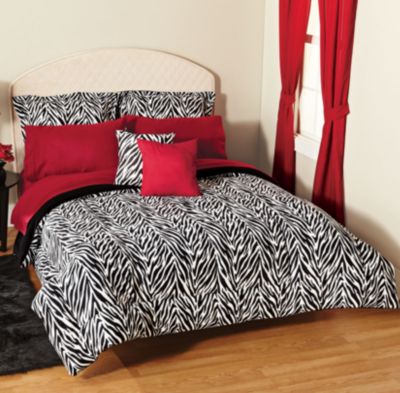 Out of Africa Fleece Chocolate Mini Comforter Set