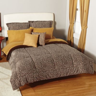 Out of Africa Fleece Chocolate Mini Comforter Set