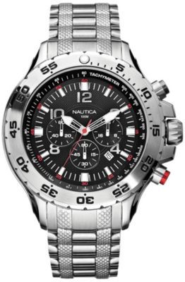 Nautica Stainless Steel NST Chronograph Watch