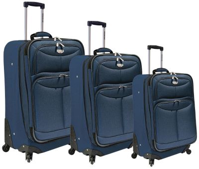 Eva 3pc Luggage Set-Navy