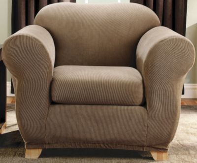 Sure Fit Stretch Stripe Slipcover Collection