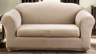 Sure Fit Stretch Stripe Slipcover Collection