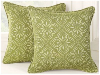 Lotus Print Toss Pillows