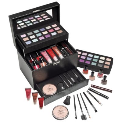 Madame Milly Double Tier Cosmetics Train Case