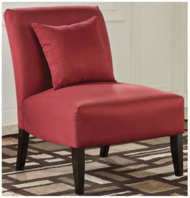 Signature Design by Ashley Slipper Chair Red