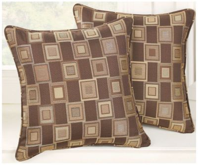 Squares Print Toss Pillows
