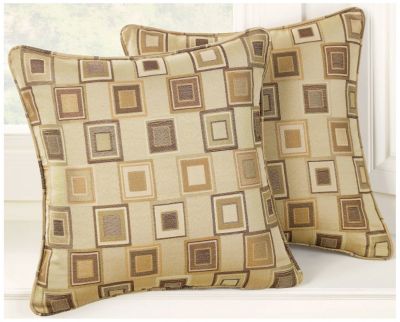 Squares Print Toss Pillows