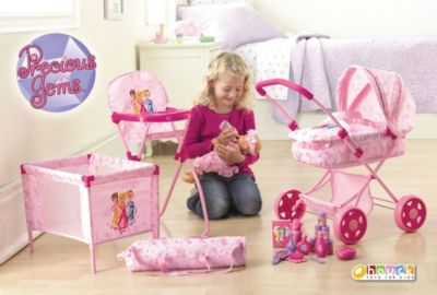 Precious Gems 21pc African American Doll Play Set