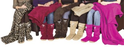 Plush Throw & Bootie Set