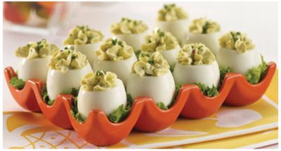 Rachael Ray 12c Stoneware Egg Tray