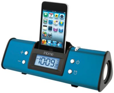 iHome iPod Portable Alarm Clock Speaker System