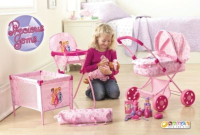 Precious Gems 21pc African American Doll Play Set