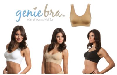 Genie Bra 3 Pack - Black, Nude, White