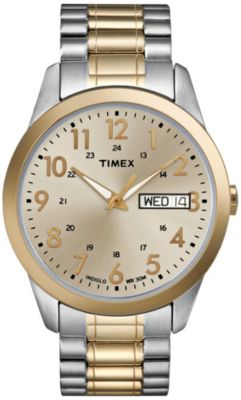 Timex Mens Classic Two Tone Expansion Band Watch