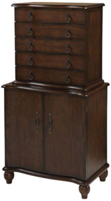 Stacey Jewelry Armoire Oak