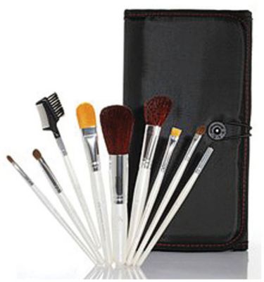 e.l.f. 9 Piece Assorted Brush Compact Set