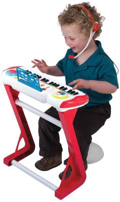Sesame Street Learn to Play Keyboard w/Headset Mic